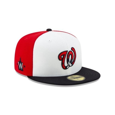 Sapca New Era Washington Nationals MLB Batting Practice 59FIFTY Fitted - Rosii